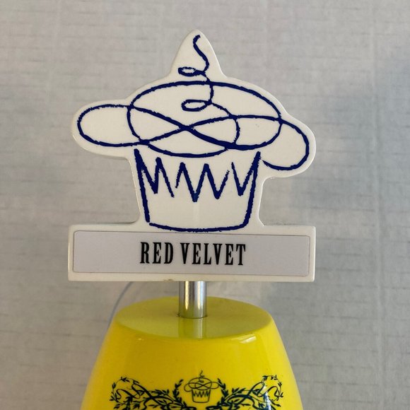 Cupcake Vineyards Wine Glass Tap Handle Yellow Red Velvet Cake Beer Keg She Shed - Picture 4 of 11